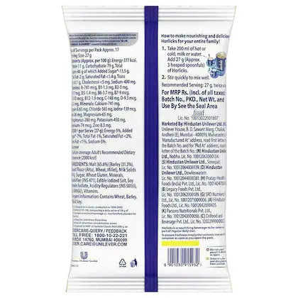 Horlicks Health & Nutrition Drink Refill Classic Malt